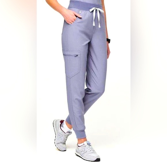 Figs Set. Space Dye Vapor Blue. - Picture 3 of 9